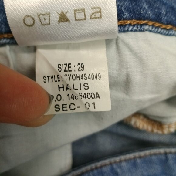 Joe's Jeans Womens Blue Distressed Denim Cut Off Shorts W29 - Picture 9 of 9